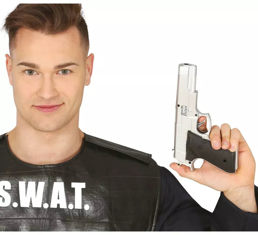 Translation missing: it.Pistola Plateada de 24 cm