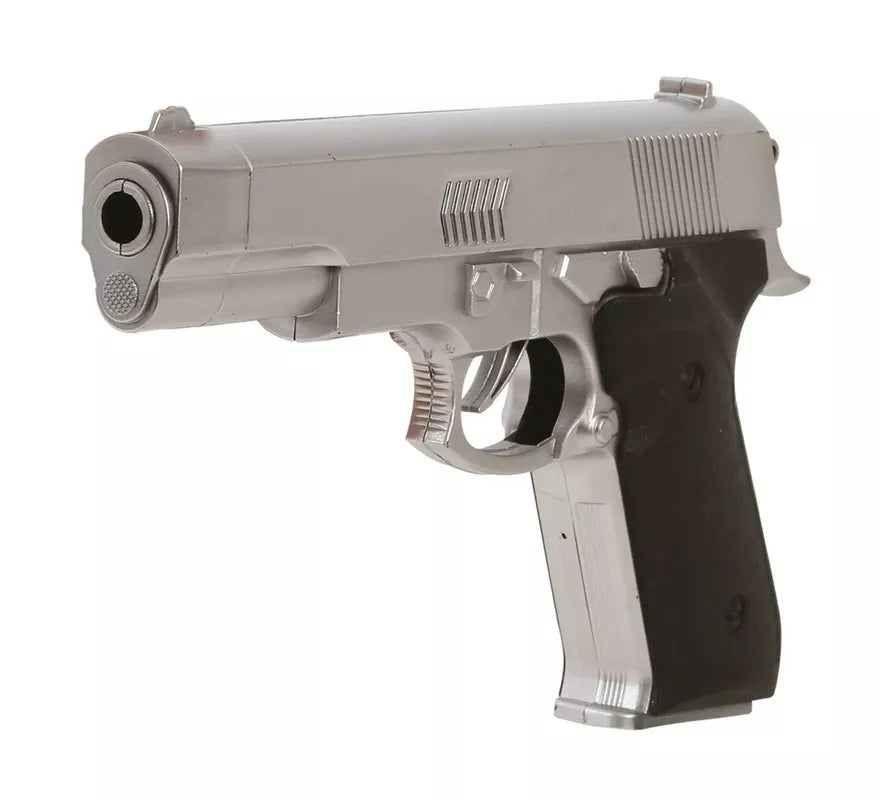 Translation missing: es.Pistola Plateada de 24 cm