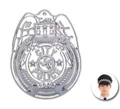 Distintivo in metallo della Polizia Municipale