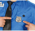 Placa de Policía metálica