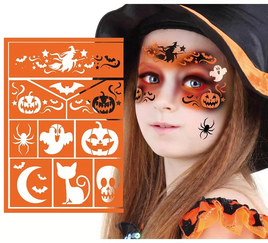 Translation missing: it.Plantilla de Maquillaje Bruja Infantil