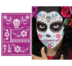 Modello di trucco per bambini Catrina