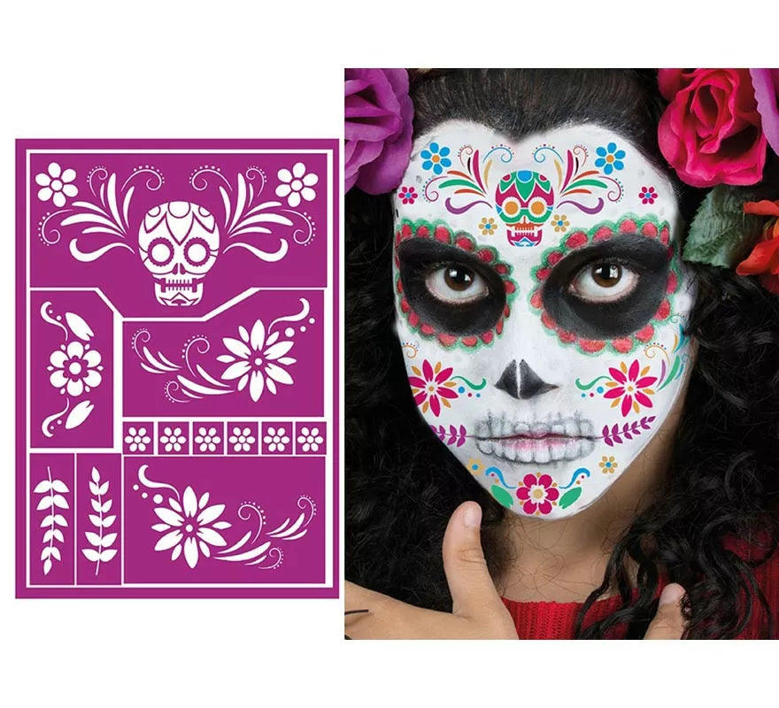 Translation missing: it.Plantilla de Maquillaje Catrina Infantil
