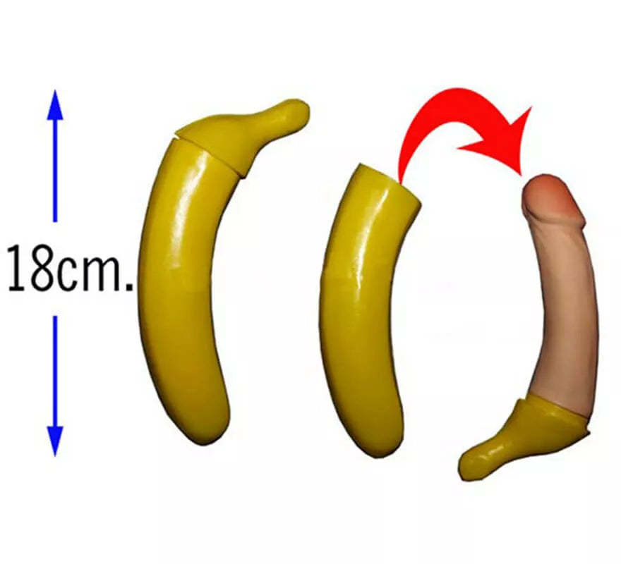 Translation missing: es.Plátano con sorpresa de 18 cm para Despedidas de Soltera