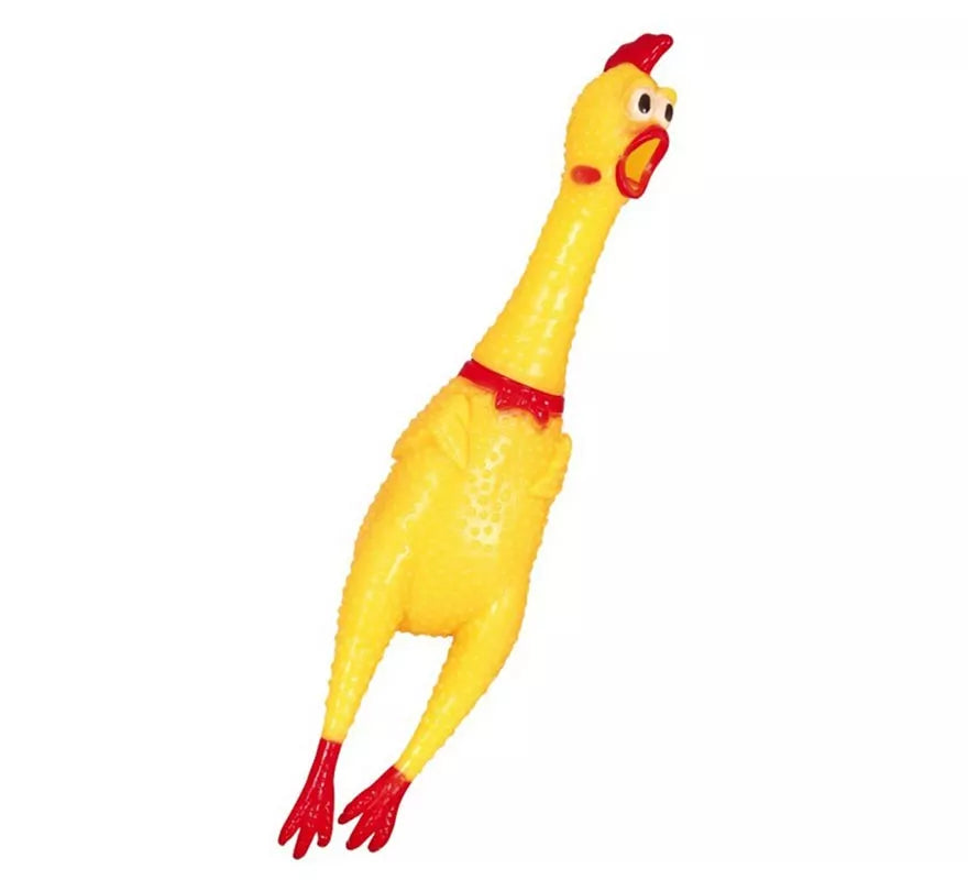 Translation missing: it.Pollo de Goma con Sonido de 38 cm