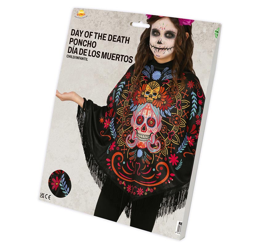 Translation missing: es.Poncho de Catrina para niños