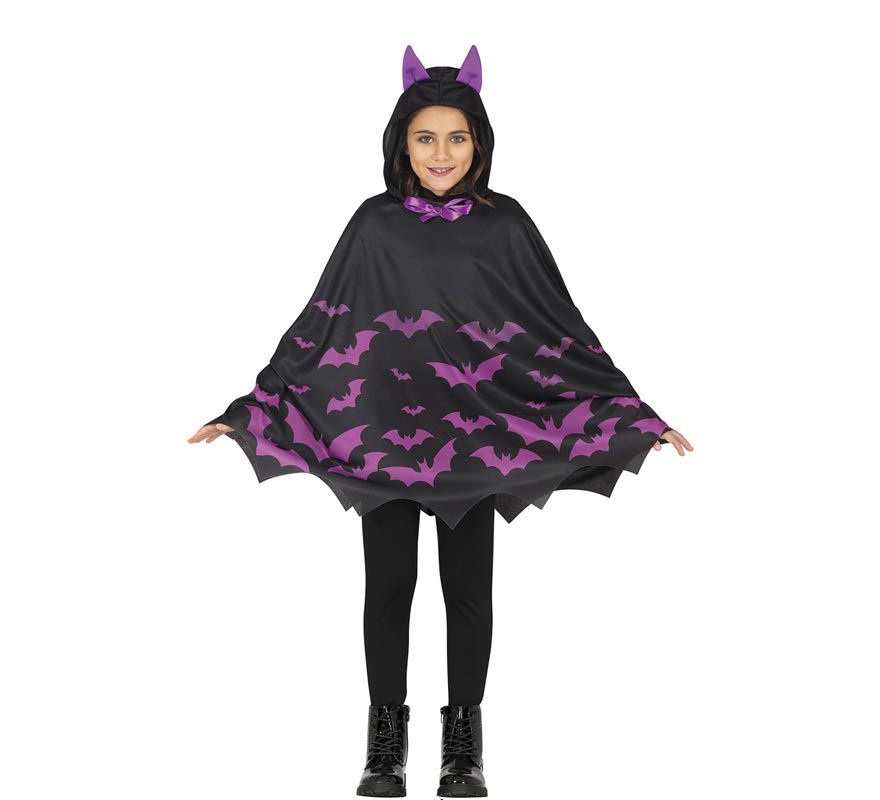 Translation missing: it.Poncho Murciélago morado para niños