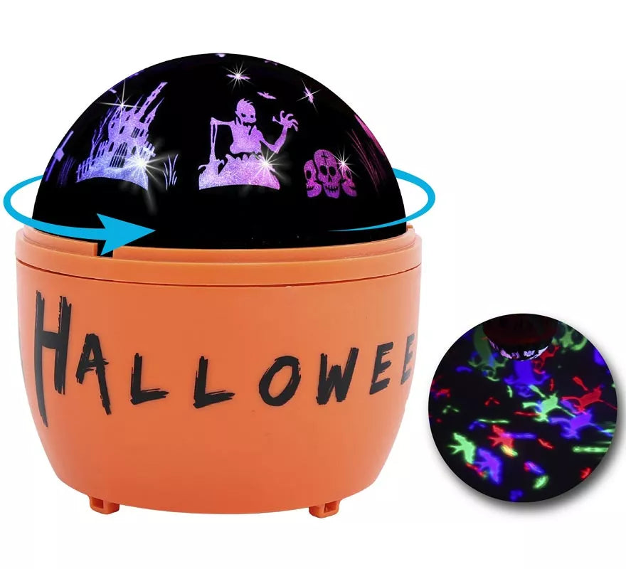 Translation missing: it.Proyector Led Giratorio Halloween de 11.5x11.5x13 cm