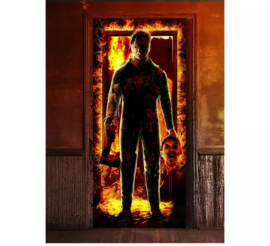 Translation missing: it.Puerta Asesino de Halloween de 80x180 cm