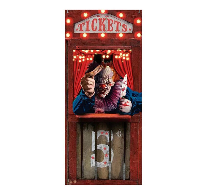 Translation missing: it.Puerta Circo del Horror Decorativa de 80X180 cm