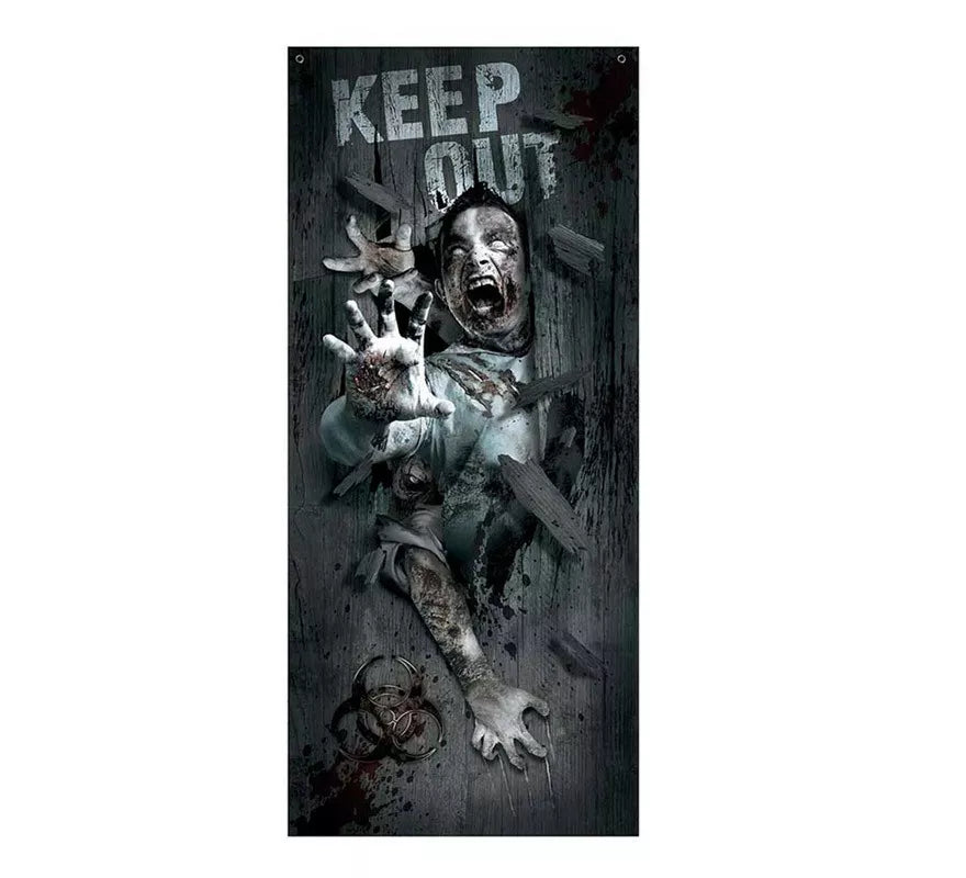 Translation missing: it.Puerta Zombie Attack Decorativa de 80 X 180 cm