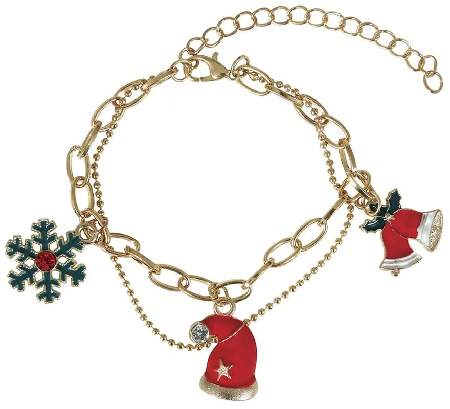 Translation missing: it.Pulsera Campana, Gorro y Copo de Navidad