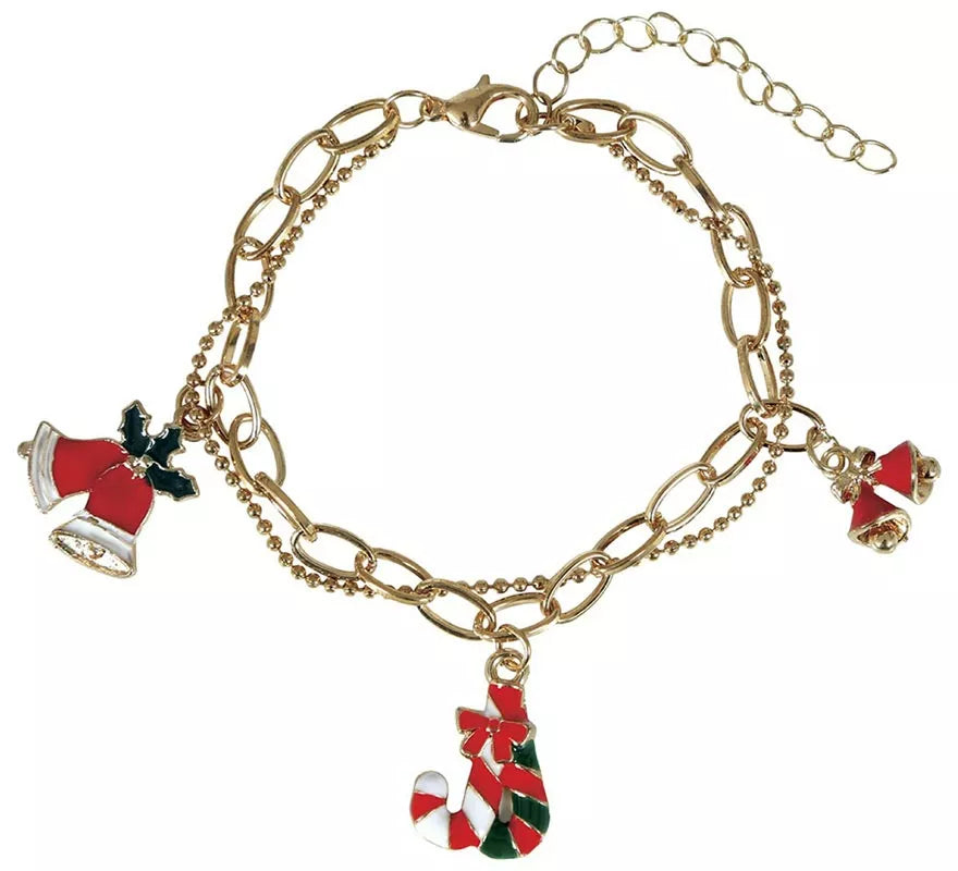 Translation missing: it.Pulsera Campanas y Bastón de Navidad