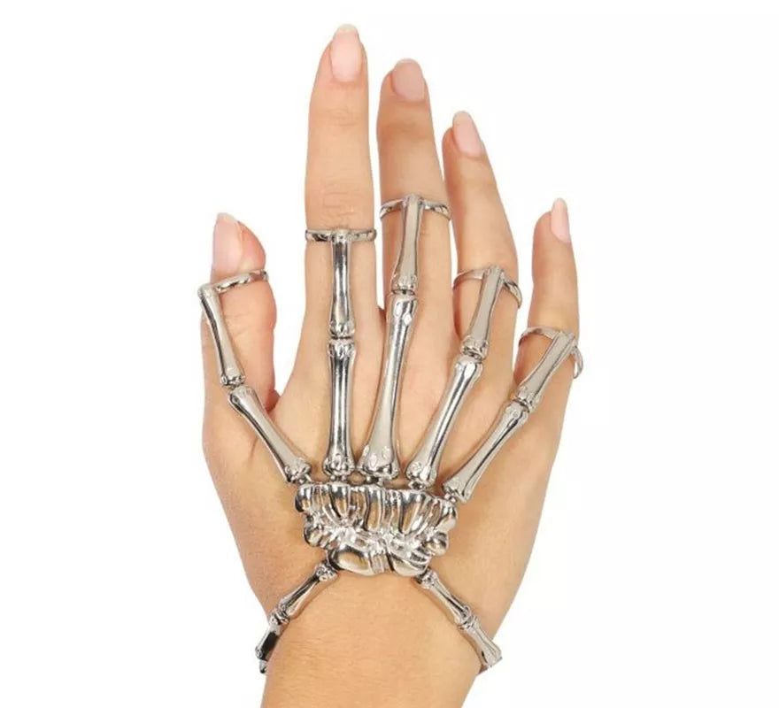 Translation missing: it.Pulsera con Anillos Esqueleto Metal