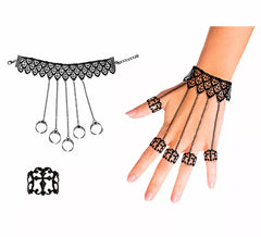 Bracciale con Anelli Gotici