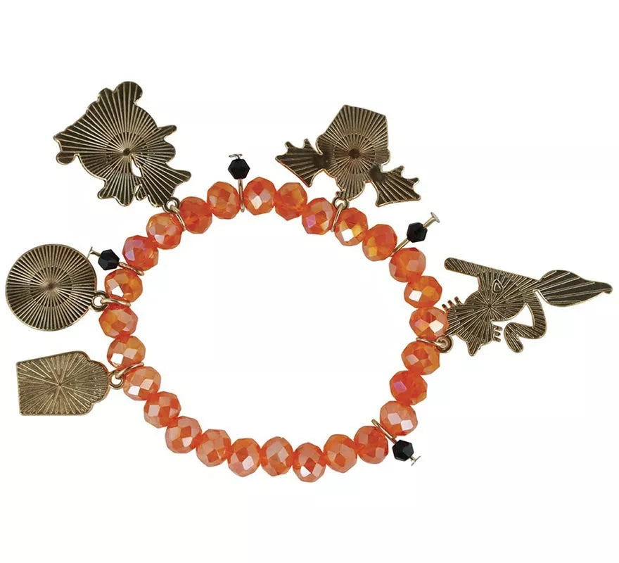 Translation missing: it.Pulsera con Figuras Naranja para Halloween