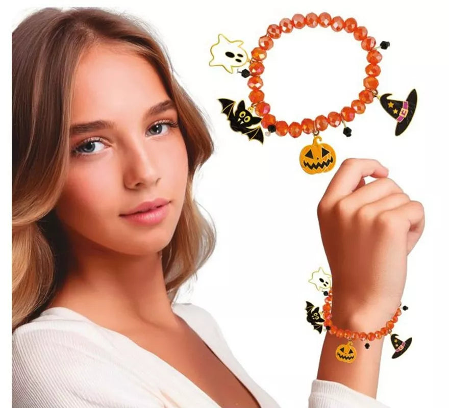 Translation missing: it.Pulsera con Figuras Naranja para Halloween