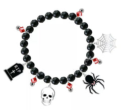Braccialetto con figure nere per Halloween