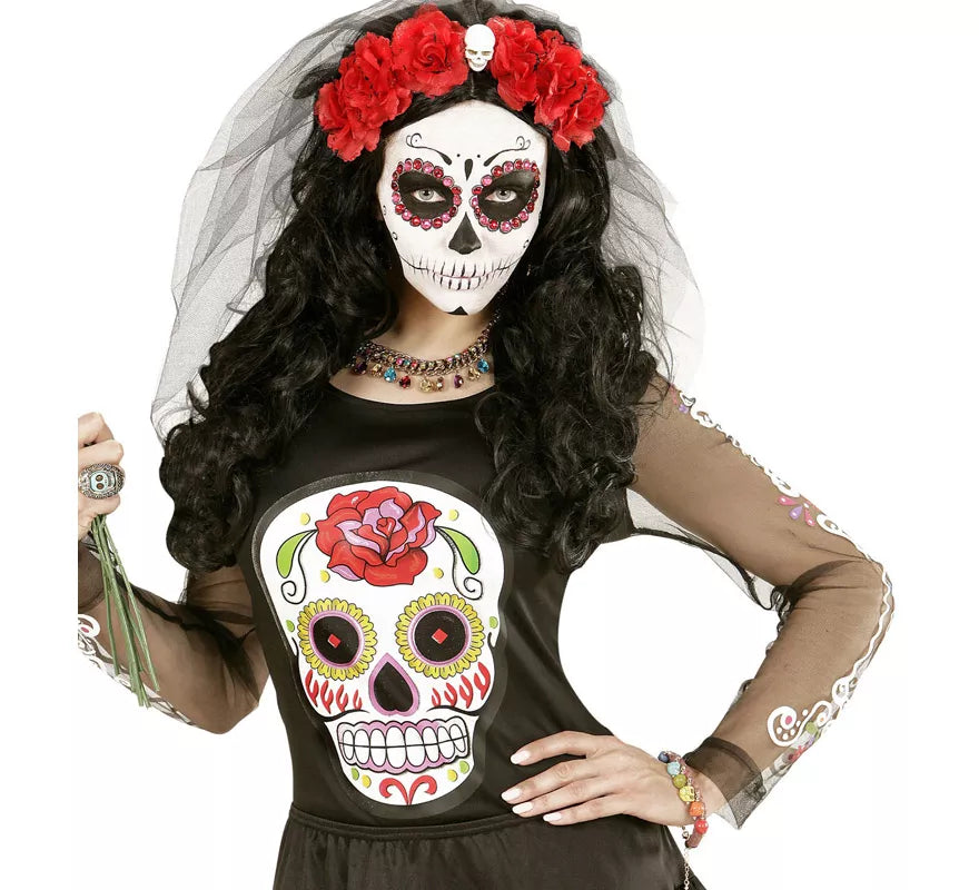 Translation missing: it.Pulsera de Cuerda con 7 Calaveras de Colores