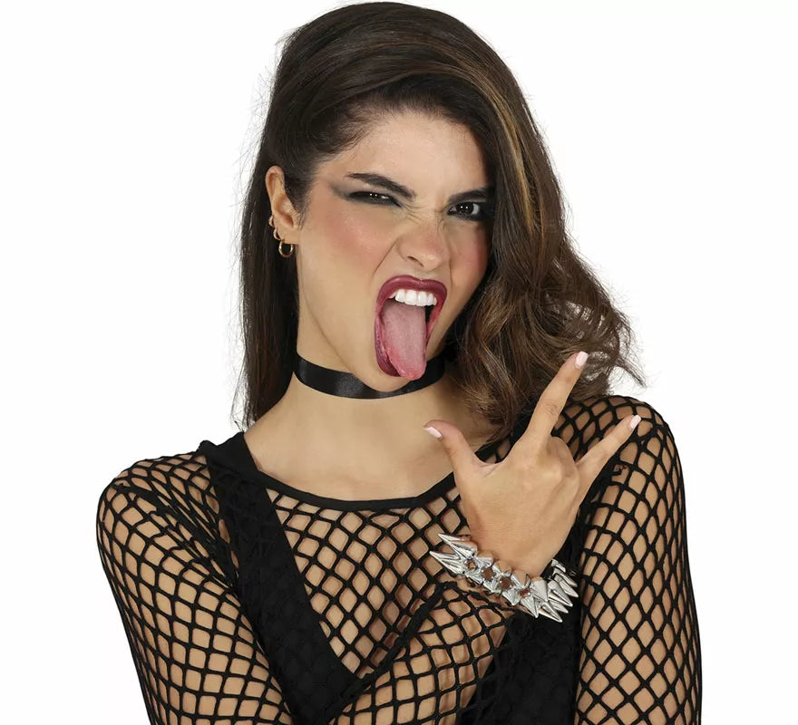 Translation missing: it.Pulsera de Pinchos Plateados