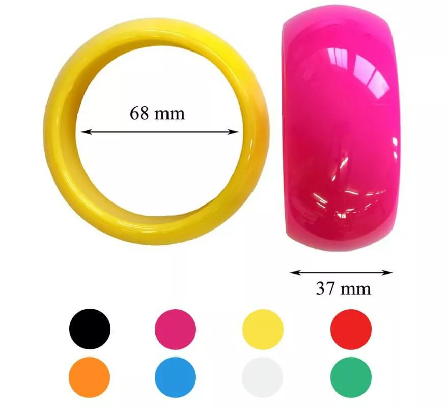 Translation missing: it.Pulsera Flamenca 68x37 mm varios colores