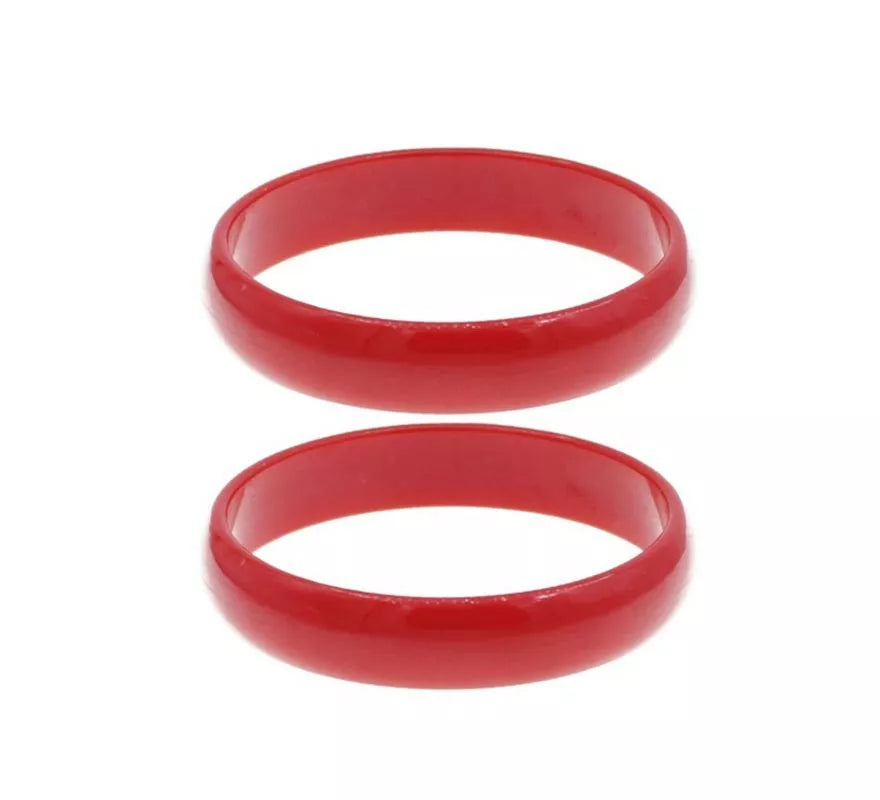 Translation missing: it.Pulsera Flamenca grande roja de 7,5 cm