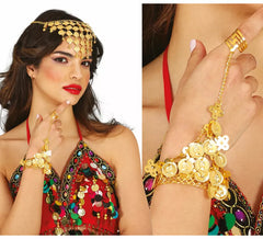 Bracciale Zingara con Medaglie Oro