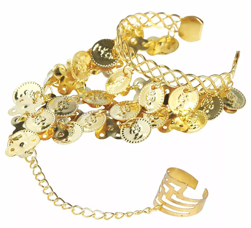 Translation missing: it.Pulsera Zíngara de Medallas doradas