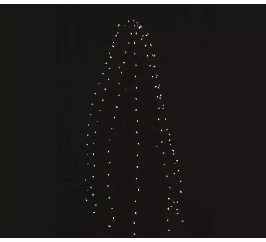 Translation missing: es.Rama de 200 Led Estrellas blancas con 8 funciones