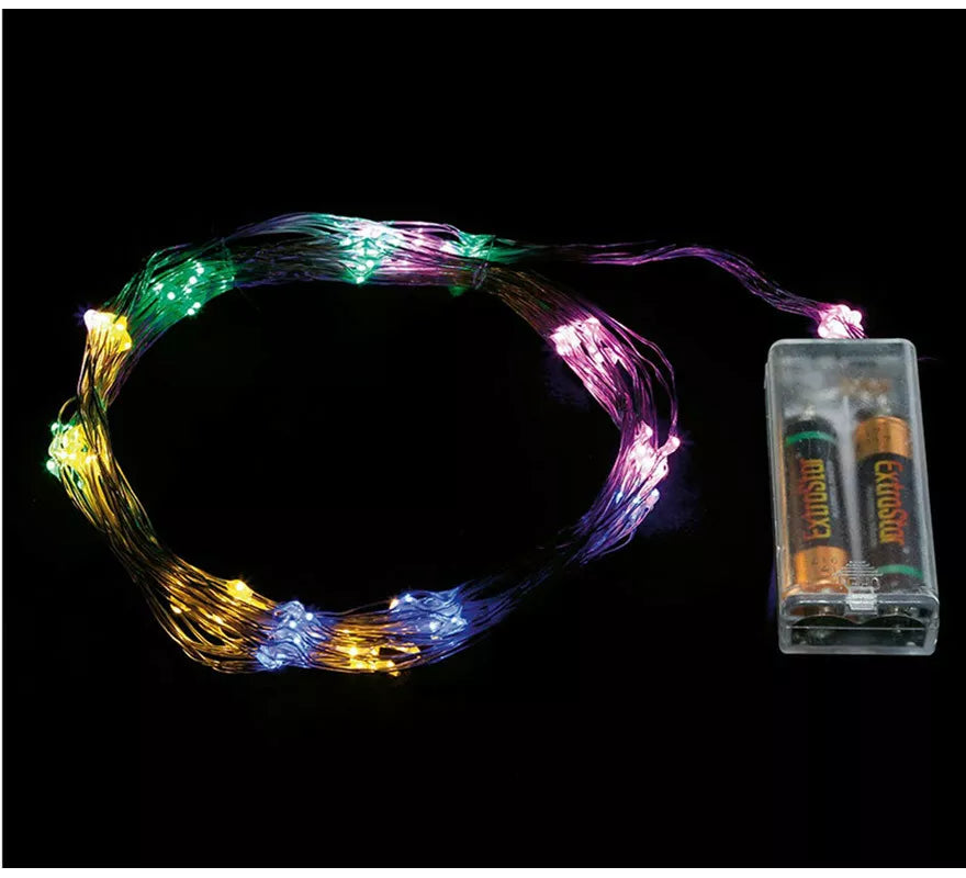 Translation missing: es.Rama Hilo 70 Led Multicolor Funciona a Pilas de 90 cm