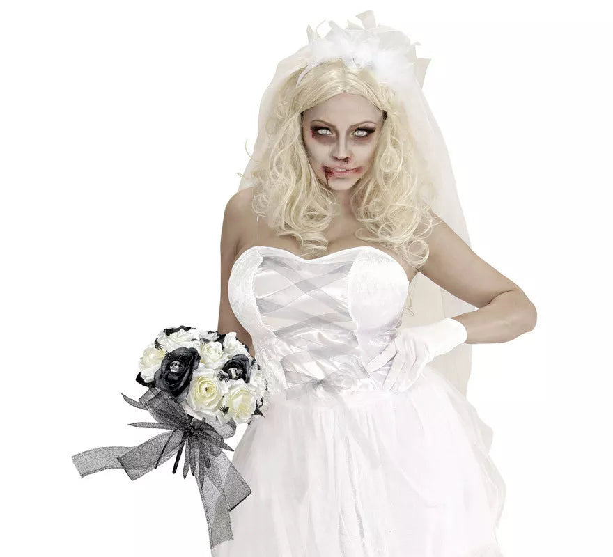 Translation missing: it.Ramo de Flores de Novia Cadáver con Calaveras y Arañas