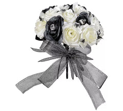 Bouquet Sposa Cadavere con Teschi e Ragni