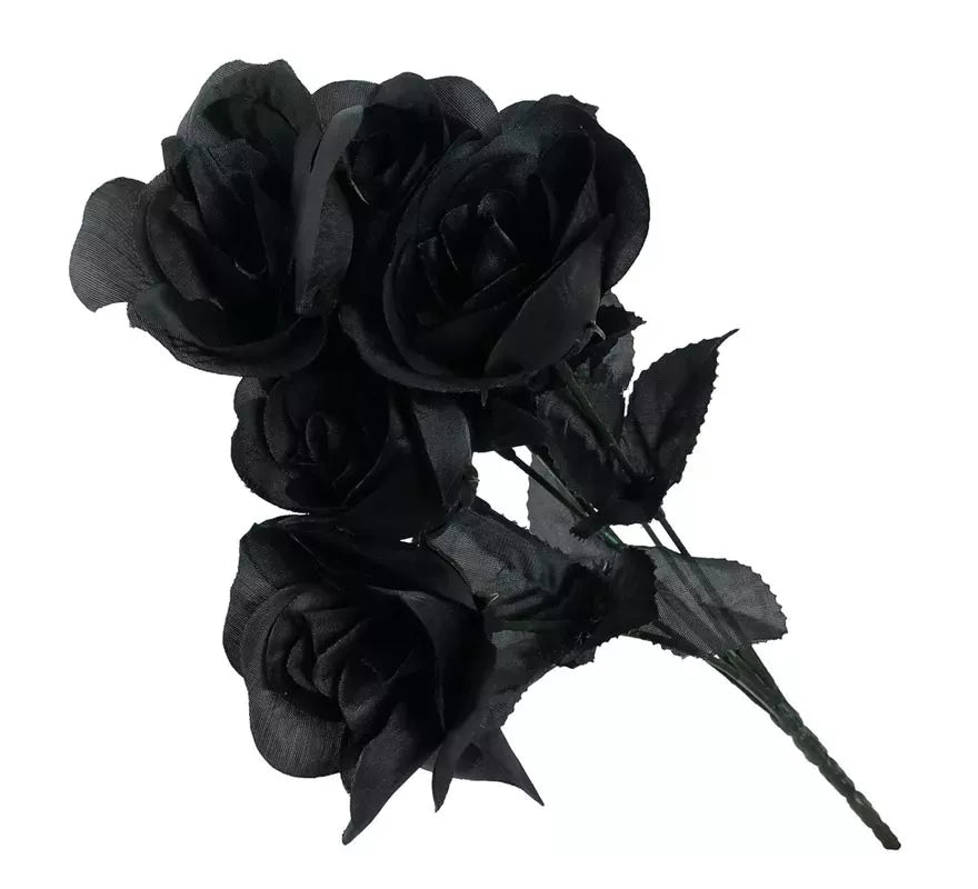 Translation missing: es.Ramo Rosas Negras 35 cm