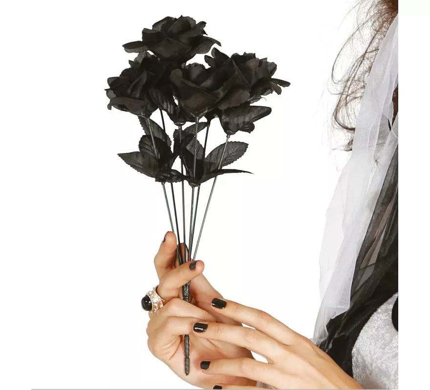 Ramo Rosas Negras 35 cm
