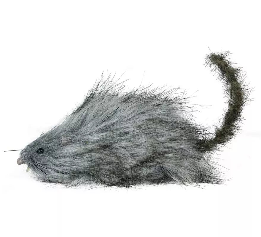 Translation missing: es.Rata Peluda gris de 16 cm