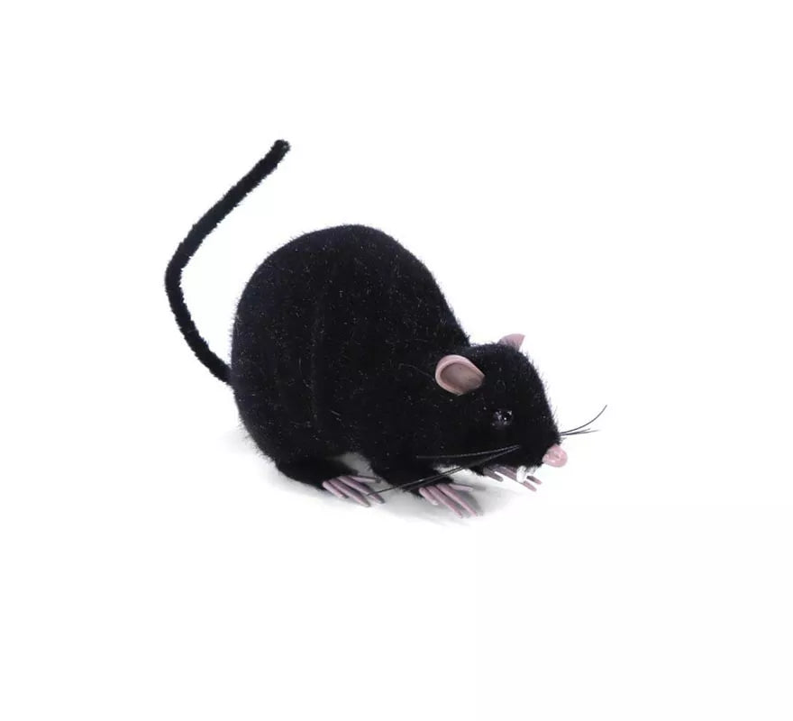Translation missing: it.Ratón liso negro de 14 cm