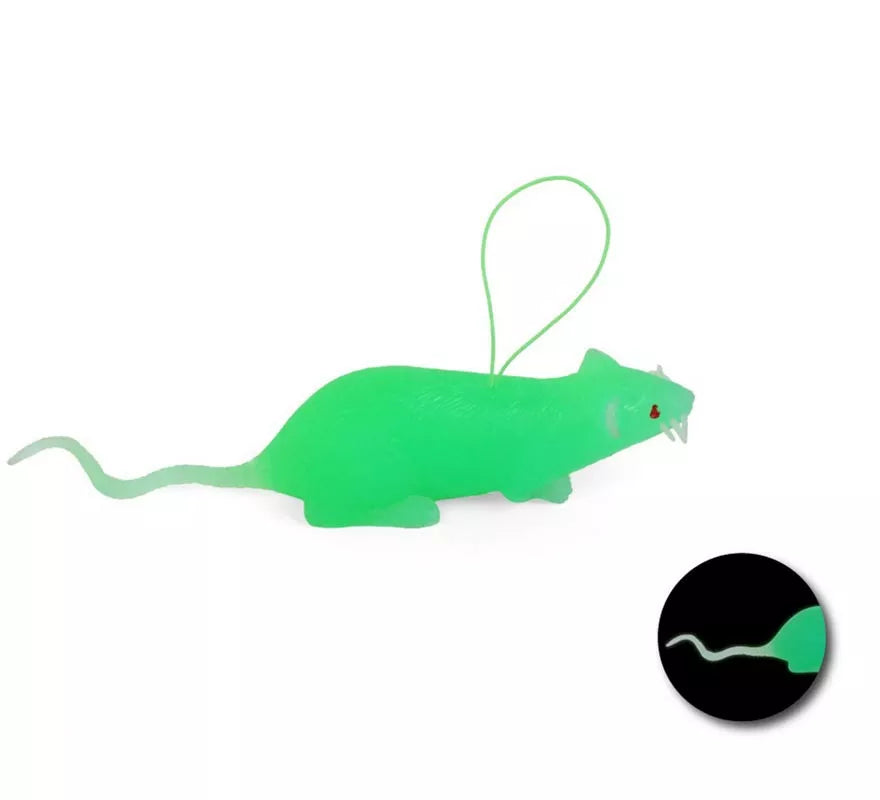 Translation missing: it.Ratón Luminiscente con cuerda de plástico de 11 cm