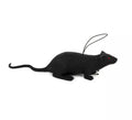 Ratón negro con cuerda de 11 cm