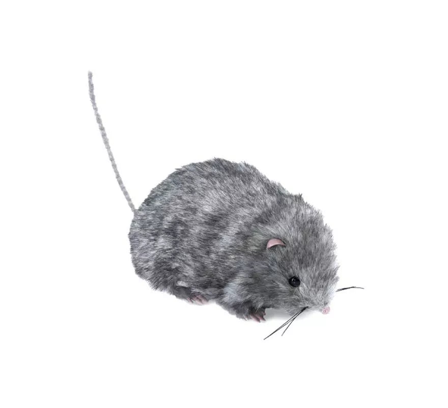 Translation missing: it.Ratón peludo gris de 27 cm