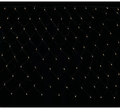 Rete di 160 LED Multifunzione Bianco Caldo per Esterno di 2X2 mt