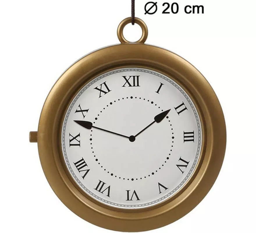 Translation missing: it.Reloj Dorado de 20 cm