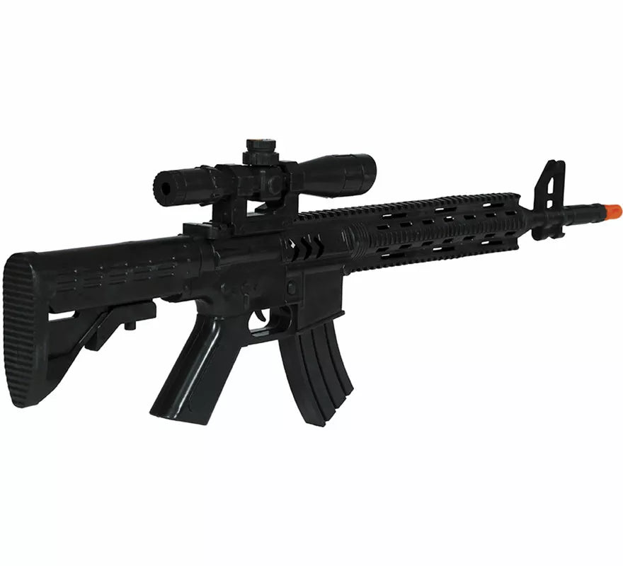 Rifle de Asalto con mira y sonido de 67 cm
