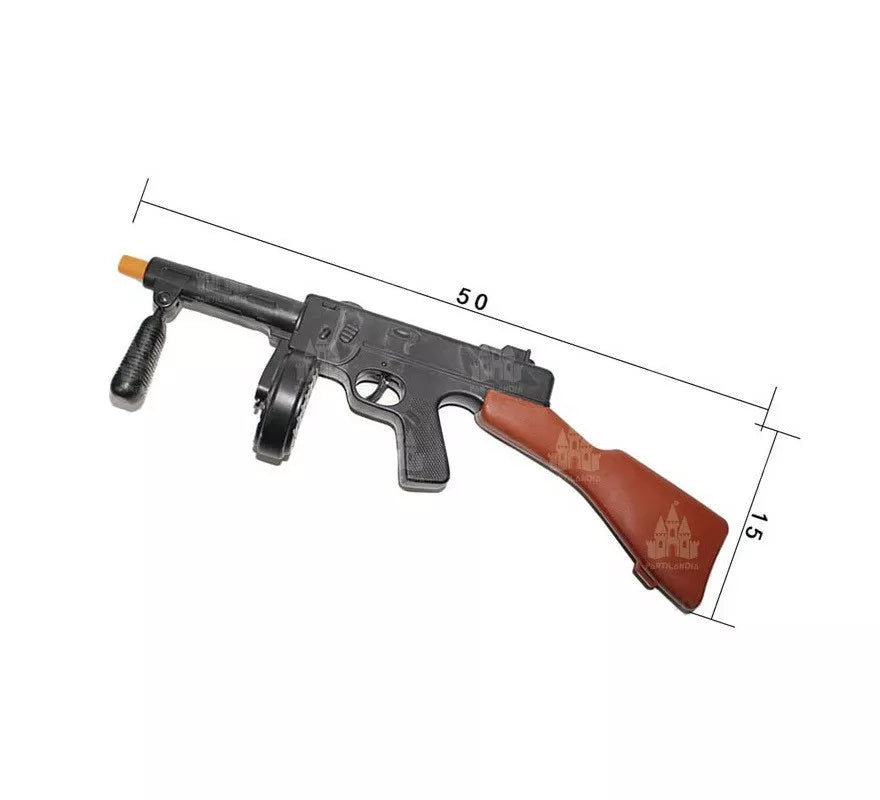 Translation missing: es.Rifle de Gángster clásico de juguete de 50x15 cm