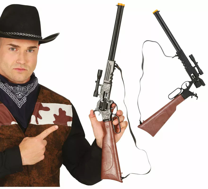 Translation missing: es.Rifle marrón con mira de 64 cm