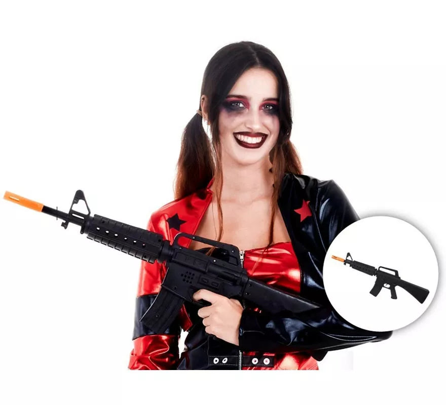 Translation missing: it.Rifle negro largo de juguete de 66 cm