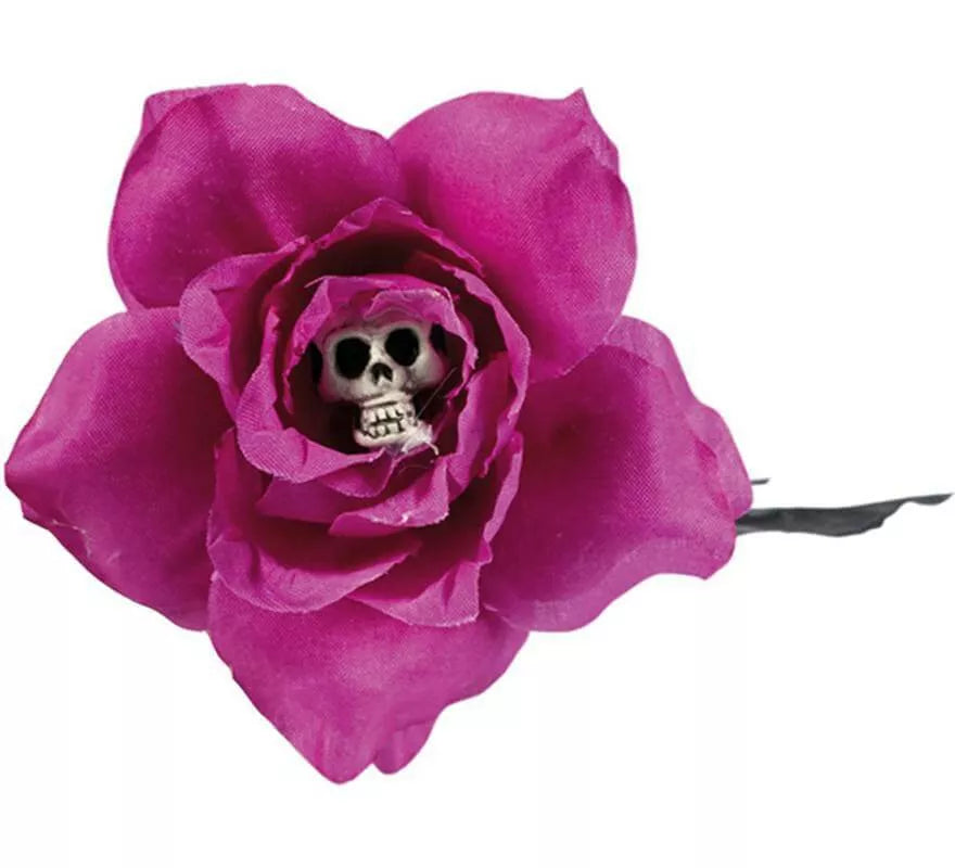 Translation missing: es.Rosa con Calavera 42 cm