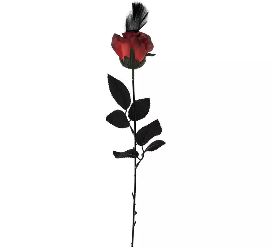Translation missing: es.Rosa con Pluma 40 cm