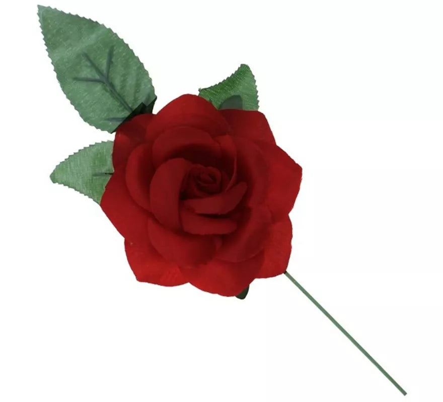 Translation missing: es.Rosa de Sevillana o Chulapa con varilla de 8 cm en varios colores