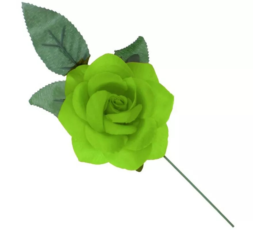 Translation missing: es.Rosa de Sevillana o Chulapa con varilla de 8 cm en varios colores