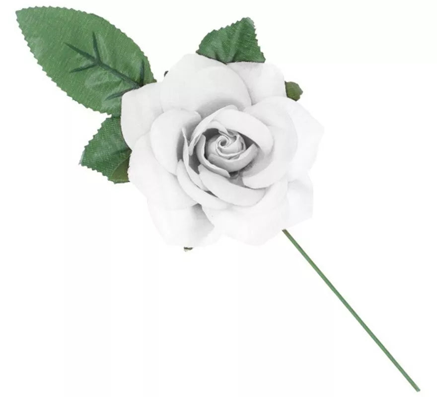 Translation missing: es.Rosa de Sevillana o Chulapa con varilla de 8 cm en varios colores